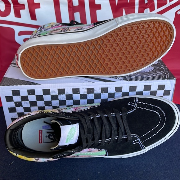 Vans Skate Sk8-Hi Show Room Shroom Doom Black/Green Men’s sneakers - Picture 5 of 16